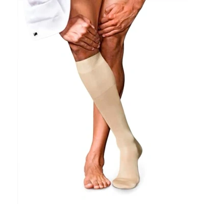 Afbeelding van FALKE No. 9 Pure Fil d Ecosse heren kniekousen beige (sand) Maat: 39 40