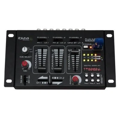 Image de Ibiza DJM21MKII Table de mixage 4 pistes USB BT MP3
