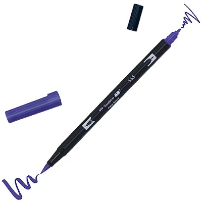 Afbeelding van Tombow ABT dubbele brushpen deep blue 565