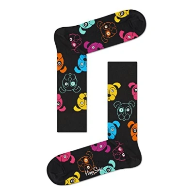 Afbeelding van Happy Socks Uniseks hondensokken, zwart, 36 40 EU, zwart.