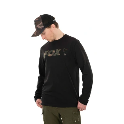 Afbeelding van Fox Long Sleeve T Shirt Black Camou Maat : Xlarge