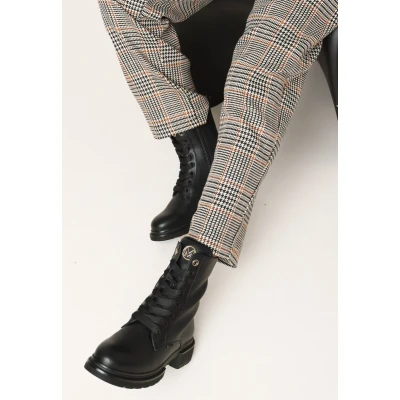 Afbeelding van Mexx Holea Enkellaarsjes met plateauzool, Dames, Maat: 42, Black Kunststof