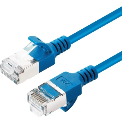 Afbeelding van Microconnect V FTP6A01S SLIM netwerkkabel Zwart 1 m Cat6a U/FTP (STP)