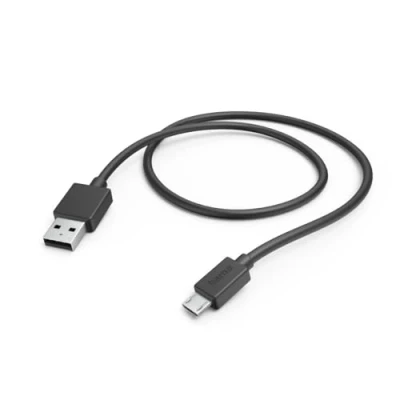 Afbeelding van Kabel Hama USB A micro 2.0 1 meter zwart
