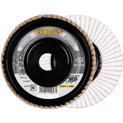 Afbeelding van Rhodius 211314 LGA ALU PACK Lamellenschijf Diameter 125 mm Boordiameter 22.23 5 stuk(s)