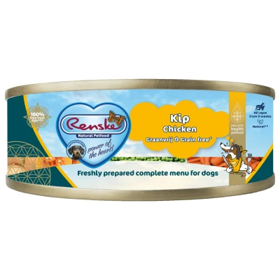 Afbeelding van Renske Blik Vers Gestoomd Complete Menu Kip Graanvrij 95 gr