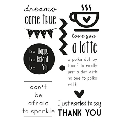 Afbeelding van Vaessen Creative Clear Stamps DromenLove It A7