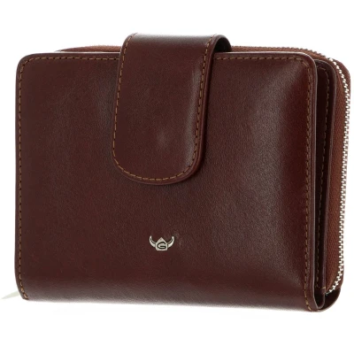 Afbeelding van Golden Head Portemonnee Colorado RFID Protect Zipper Purse Tobacco Bruine