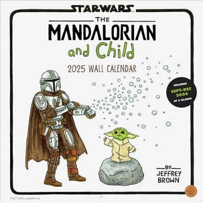 Afbeelding van 2025 Wall Calendar: The Mandalorian and Child