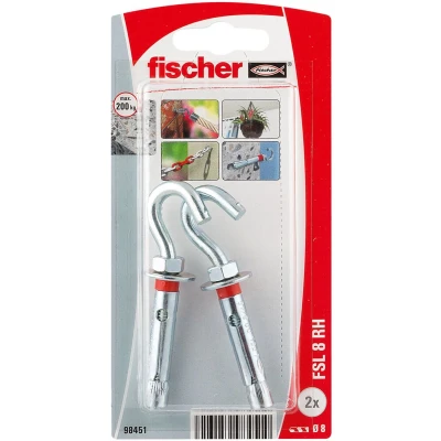 Afbeelding van Fischer 98451, Wiganker, Beton, 8 mm, 2 stuk(s), Blister