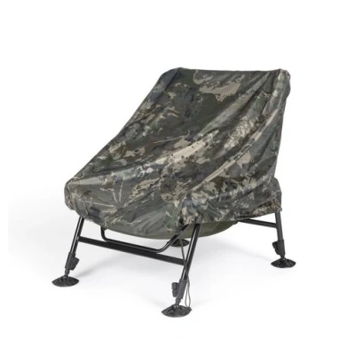 Afbeelding van Nash Indulgence Universal Waterproof Chair Cover Camo Karperstoel