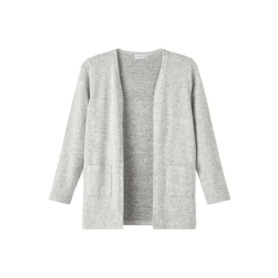 Afbeelding van Name it Nkfvicti LS CARD Vest voor kinderen, Maat: 110, Grey melange