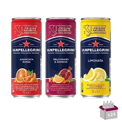 Afbeelding van San Pellegrino Limonade, Arancia rossa, e Melograno (24 x 33 cl)