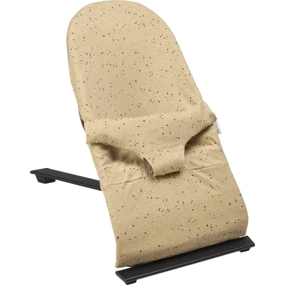 Afbeelding van Meyco Baby Rib Mini Spot wipstoelhoes toffee melange