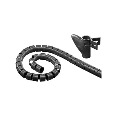Image de Gaine de rangement haute qualité pour câbles diamètre 20 mm max. longueur 2. 5 m (coloris gris)