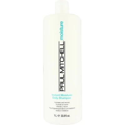 Afbeelding van Paul Mitchell Moisture Instant Daily Shampoo 1000ml Haibu by Kapperskorting.com