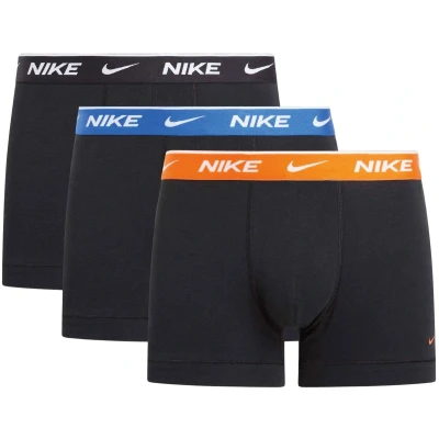 Afbeelding van Nike Underwear DAY Trunk 3 PACK Onderbroeken, Heren, Maat: Medium, Saty ornge/ game royl