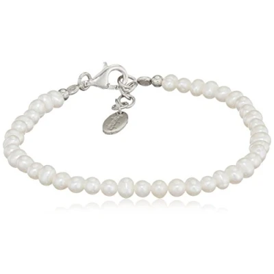 Afbeelding van Engelsrufer Damesarmband van 925 sterling zoetwaterparels, lengte 18 cm + 2 (0,79), cm, zilver, parels, Parel