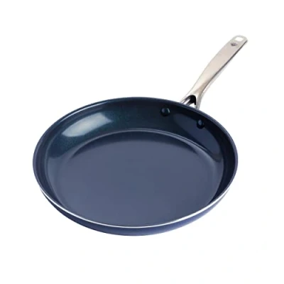 Afbeelding van Blue Diamond Koekenpan 28 CM Blauw Inductie anti aanbak PFAS vrij