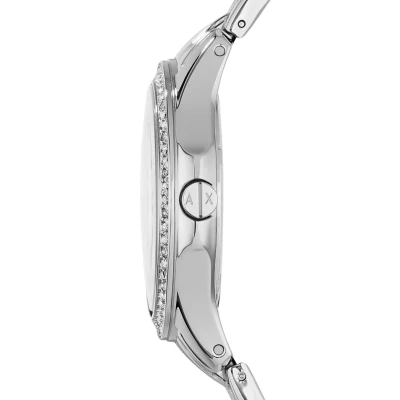 Afbeelding van Armani Exchange dames Horloge AX5215 in de kleur Zilver