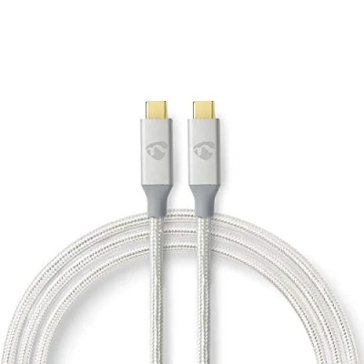 Image de Nedis Câble USB C (M) pour 3.2 Gen 2 5 A 1 m argent