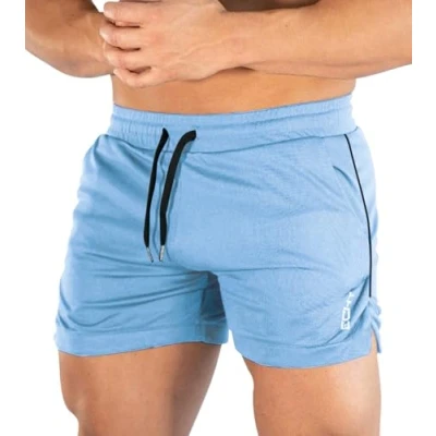 Afbeelding van Superora Short de sport respirant avec poches pour homme, bleu clair, XL