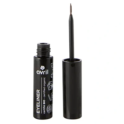 Afbeelding van Avril Biologische eyeliner ultrafijne kwast, nauwkeurig gebruik vloeibare textuur 98% natuurlijke oorsprong biologisch Cosmos Organic gecertificeerd gemaakt in Frankrijk 3,5 mm