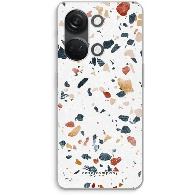 Afbeelding van Case Company® hoesje geschikt voor OnePlus Nord 3 Terrazzo N4 Soft Cover Telefoonhoesje Bescherming aan alle Kanten en Schermrand