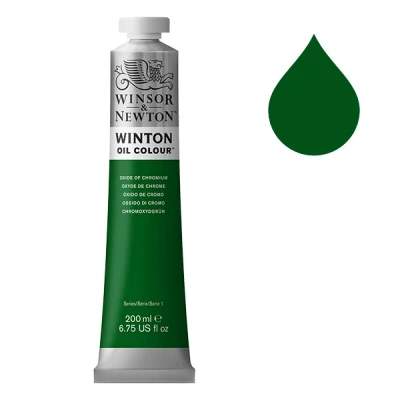 Image de Winsor &amp; Newton Winton peinture à l&#039;huile (200 ml) 459 oxyde de chrome
