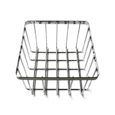 Afbeelding van Point virgule Pv chr 7195 Broodmand Uit Chroom 20.5x20.5x13cm