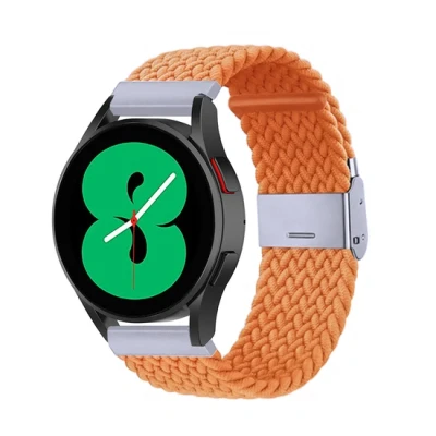 Afbeelding van Garmin Venu / Sq Sq2 2 plus Braided nylon bandje Oranje