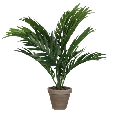 Afbeelding van Areca Palm Kunstplant in Bloempot Stan H45 x Ø60 cm Groen