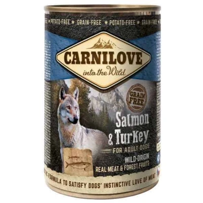 Afbeelding van 6x400 gr Carnilove dog blik zalm / kalkoen hondenvoer