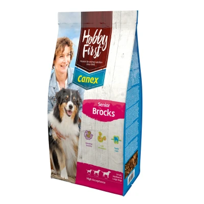 Afbeelding van Hobbyfirst Canex Senior Brocks Kip Hondenvoer 3 kg