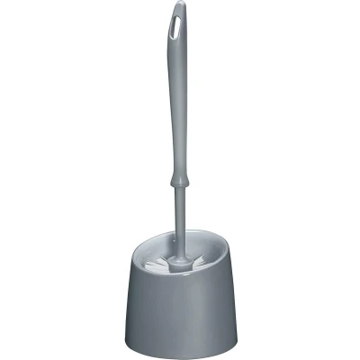 Afbeelding van Wenko Toiletborstel Met Houder Economic 39 Cm Grijs
