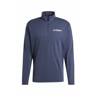 Afbeelding van adidas Terrex Multi Climacool Longsleeve met Halflange Rits Heren Blauw XS