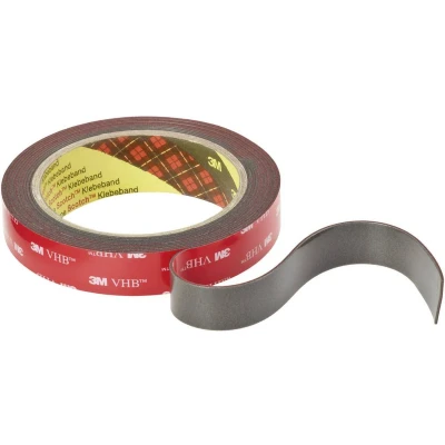 Afbeelding van 3M VHB™ 4611F 4611193 Dubbelzijdige tape VHB Donkergrijs (l x b) 3 m 19 mm 1 stuk(s)