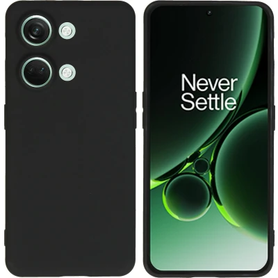 Afbeelding van iMoshion Hoesje Geschikt voor OnePlus Nord 3 Siliconen Color Backcover Zwart