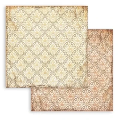 Afbeelding van Stamperia Alterego 12x12 Inch Paper Sheets Ochre Wallpaper (10pcs) (SBB1031)
