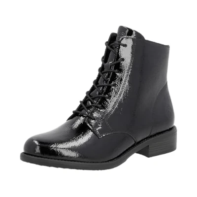Afbeelding van Remonte Stiefelette Korte laarzen, Dames, Maat: 36, Nero black Leer