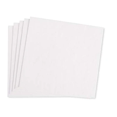 Afbeelding van Rayher 67366102 cellulosebladeren, geperst, 20 x 21 cm, wit, 5 stuks