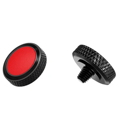 Afbeelding van JJC Deluxe Soft Release Button SRB BK Rood