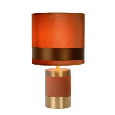 Image de Lucide Extravaganza Frizzle Lampe De Table Ø 18 Cm 1xe14 Brun
