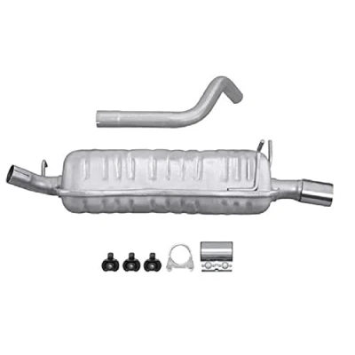 Afbeelding van HELLA 8LD 366 034 681 Einddemper Achter Met aanbouwdelen RENAULT: MEGANE 1 Cabriolet
