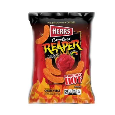 Afbeelding van Herr&#039;s Carolina Reaper Cheese Curls 184 Gram