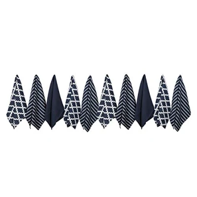 Afbeelding van Penguin Home® 100% Pure Katoen Theedoek 10 Delig Set, Marine