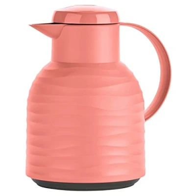 Afbeelding van EMSA Samba Wave N4010700 thermoskan, 1 liter, koraalrood