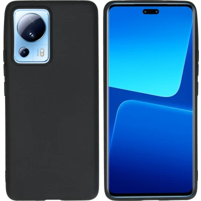 Afbeelding van iMoshion Hoesje Geschikt voor Xiaomi 13 Lite Siliconen Color Backcover Zwart