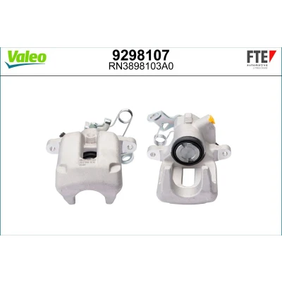 Afbeelding van FTE 9298107 Remklauw Grijs Aluminium Achteras links Zonder houder CITROËN: C5 III Estate, PEUGEOT: 407 Coupe, Saloon