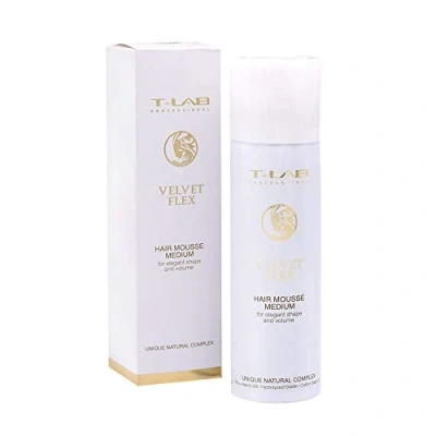 Afbeelding van T Lab Velvet Flex Hair Mousse Medium 100 ml
